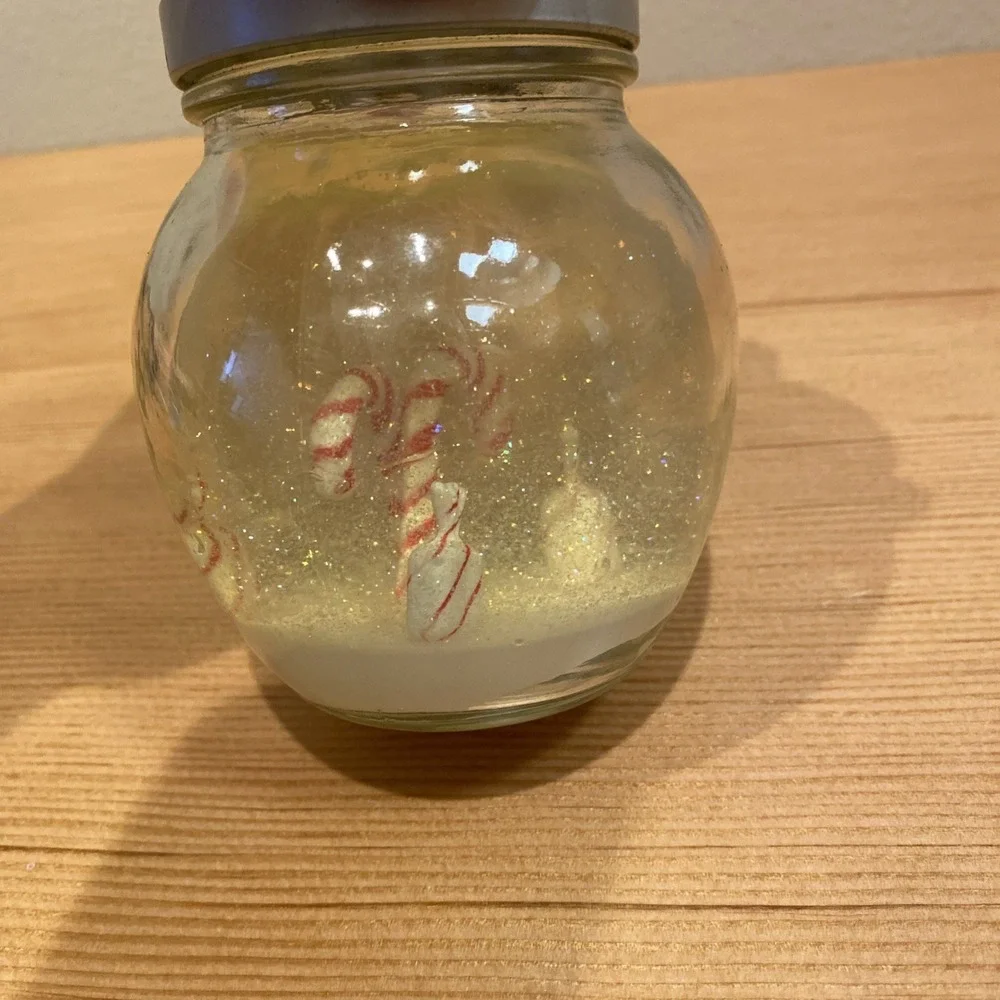 Vintage‎ Bath And Body Works Jelly Jar Scents Peppermint Stick Christmas